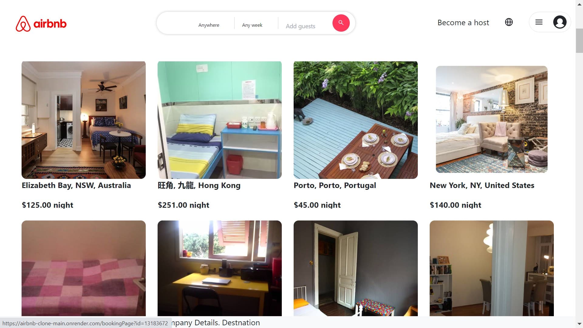 AirBnb Clone